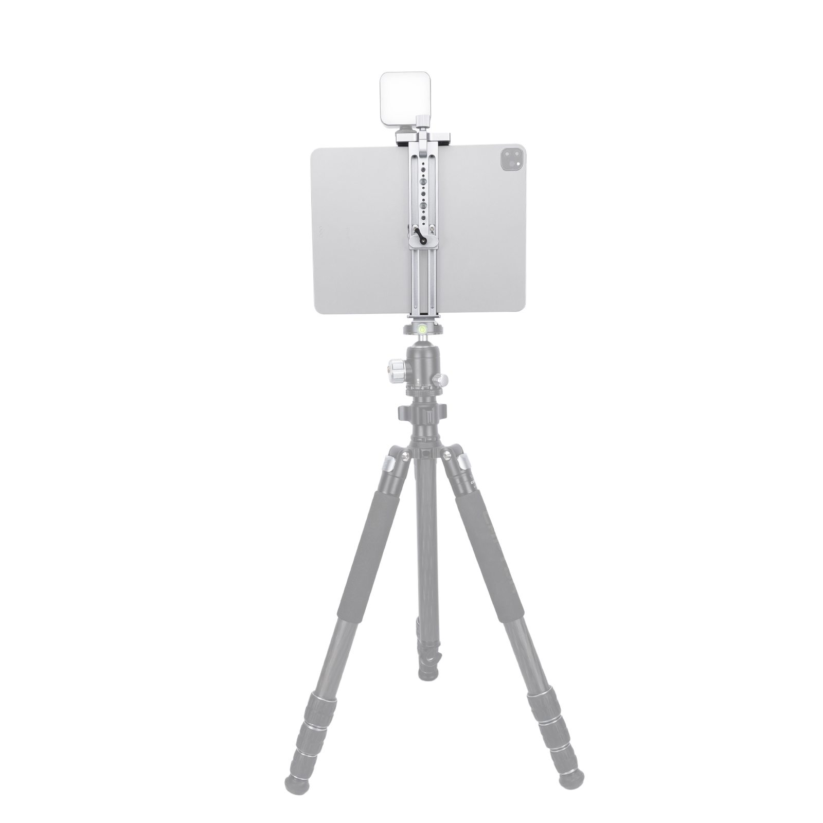 Niceyrig Ipad Holder Metal Clamp Arca Swiss Tripod Mount Adjustable for IPad Mini 7.9Inch/IPad 9.7Inch/IPad 10.5Inch/IPad Pro 12.9Inch/mate pad/MediaPad pro M6/MediaPad M5/Mediapad T5 (130mm ≤open width≤223mm)