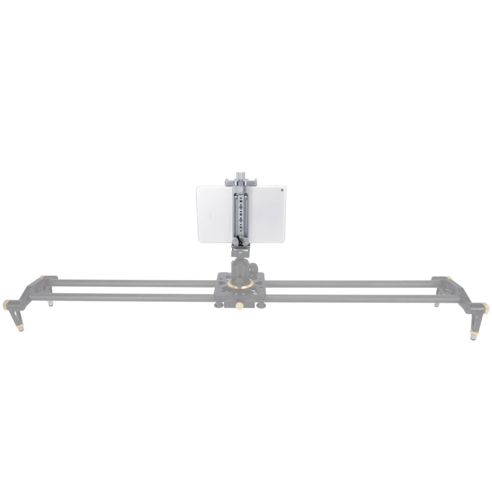 Niceyrig Ipad Holder Metal Clamp Arca Swiss Tripod Mount Adjustable for IPad Mini 7.9Inch/IPad 9.7Inch/IPad 10.5Inch/IPad Pro 12.9Inch/mate pad/MediaPad pro M6/MediaPad M5/Mediapad T5 (130mm ≤open width≤223mm)