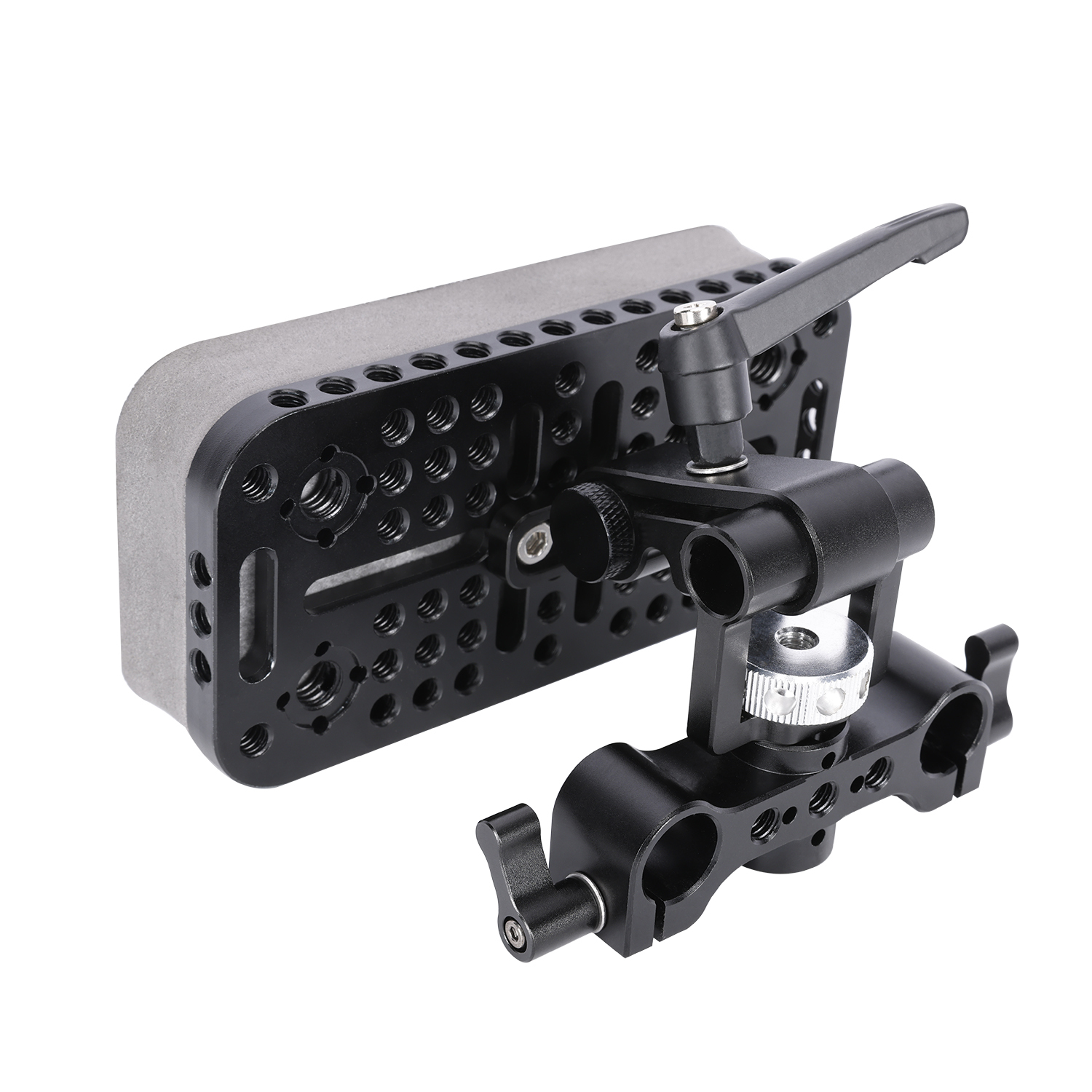 Niceyrig Adjustable Chest Pad with 15MM Dual Rail Block/Rod Clamp