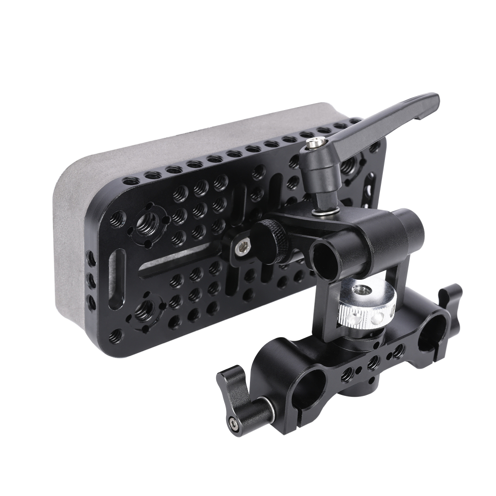 Niceyrig Adjustable Chest Pad with 15MM Dual Rail Block/Rod Clamp