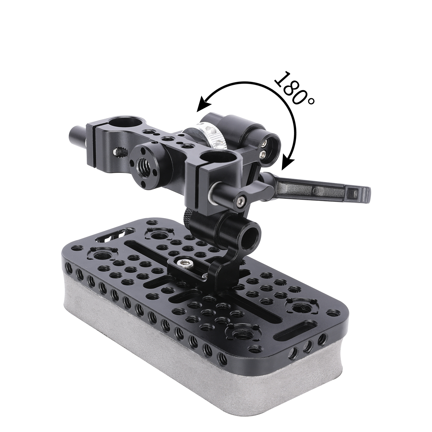 Niceyrig Adjustable Chest Pad with 15MM Dual Rail Block/Rod Clamp