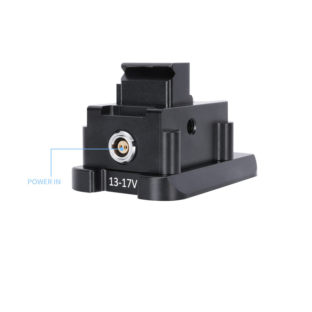 Niceyrig Power Supply Base Plate for DJI RS 3/ RS 4 with Side Holding Plate Comes with Manfrotto Dovetail