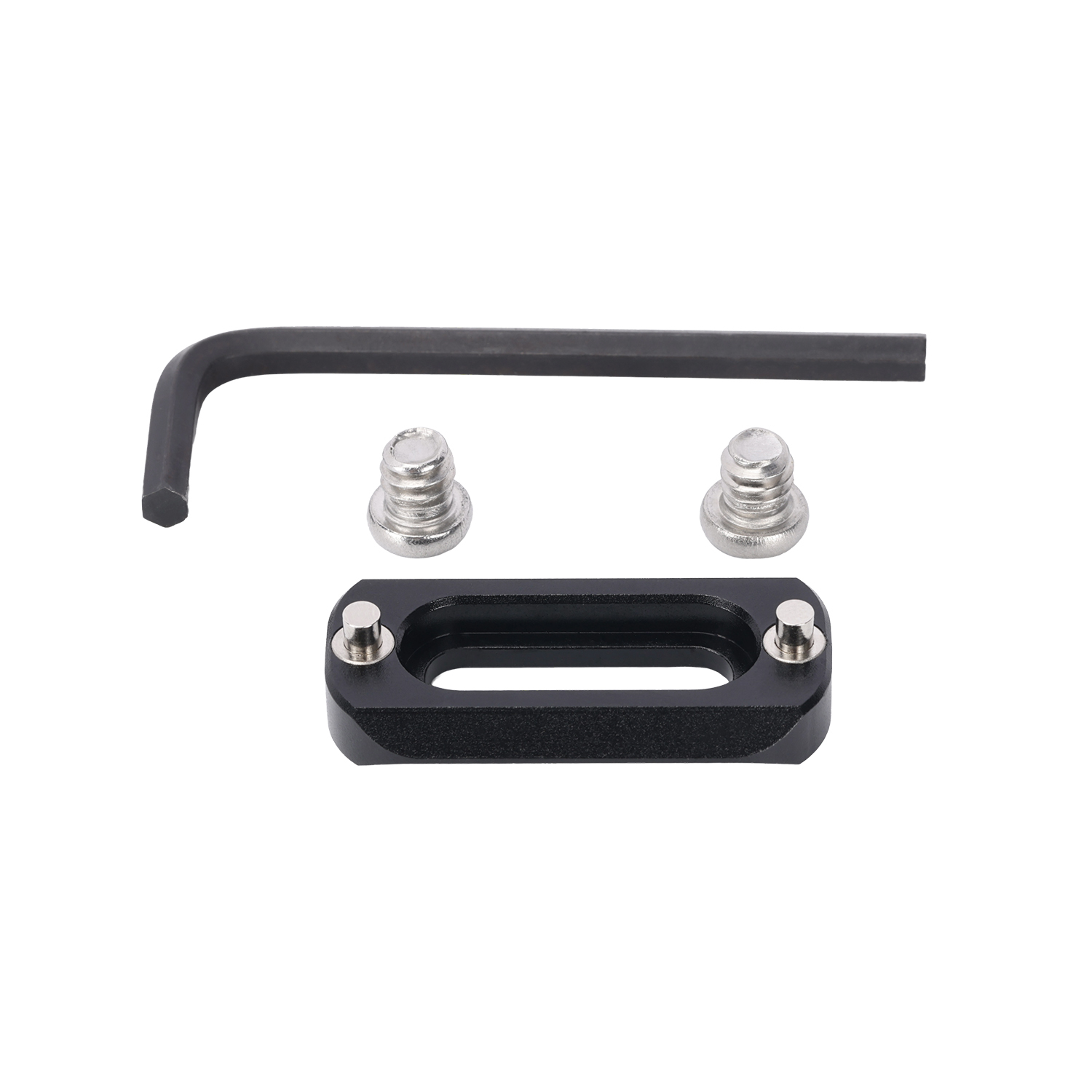 Niceyrig 1.57 Inches(4CM) Nato Rail with 1/4 Screws & Retractable Anti-off Pins-Capacity 3KG