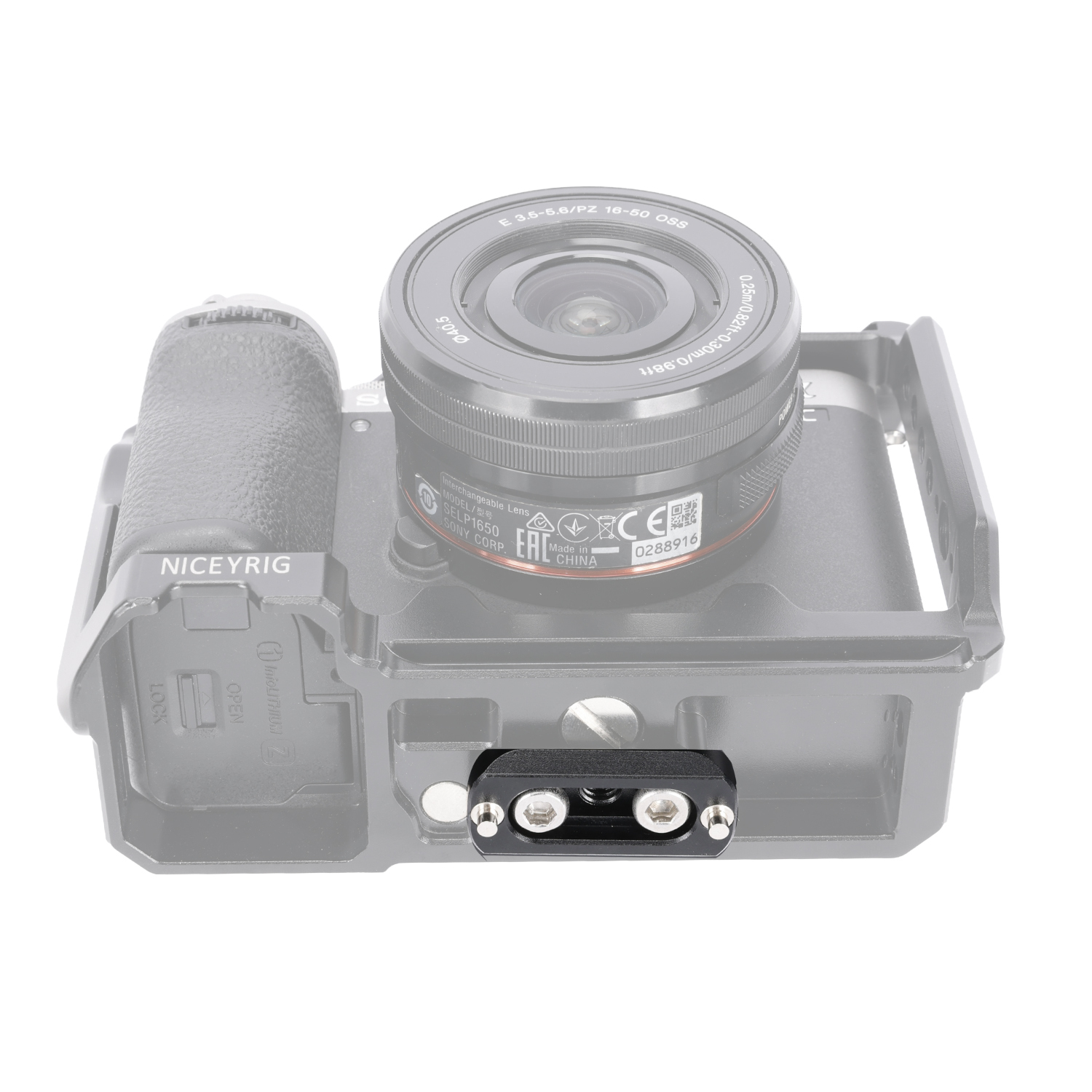 Niceyrig 1.57 Inches(4CM) Nato Rail with 1/4 Screws & Retractable Anti-off Pins-Capacity 3KG
