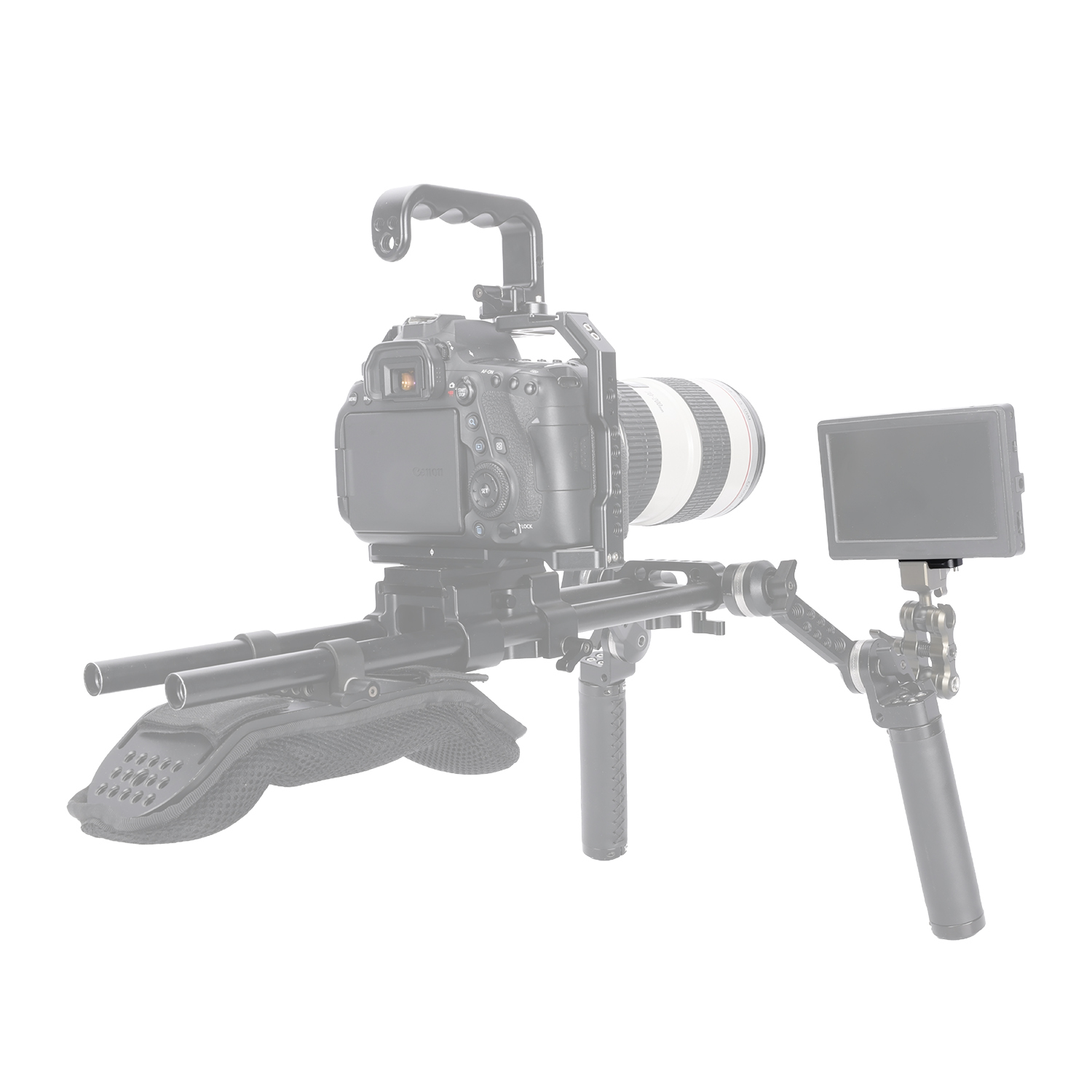 Niceyrig 1.57 Inches(4CM) Nato Rail with 1/4 Screws & Retractable Anti-off Pins-Capacity 3KG