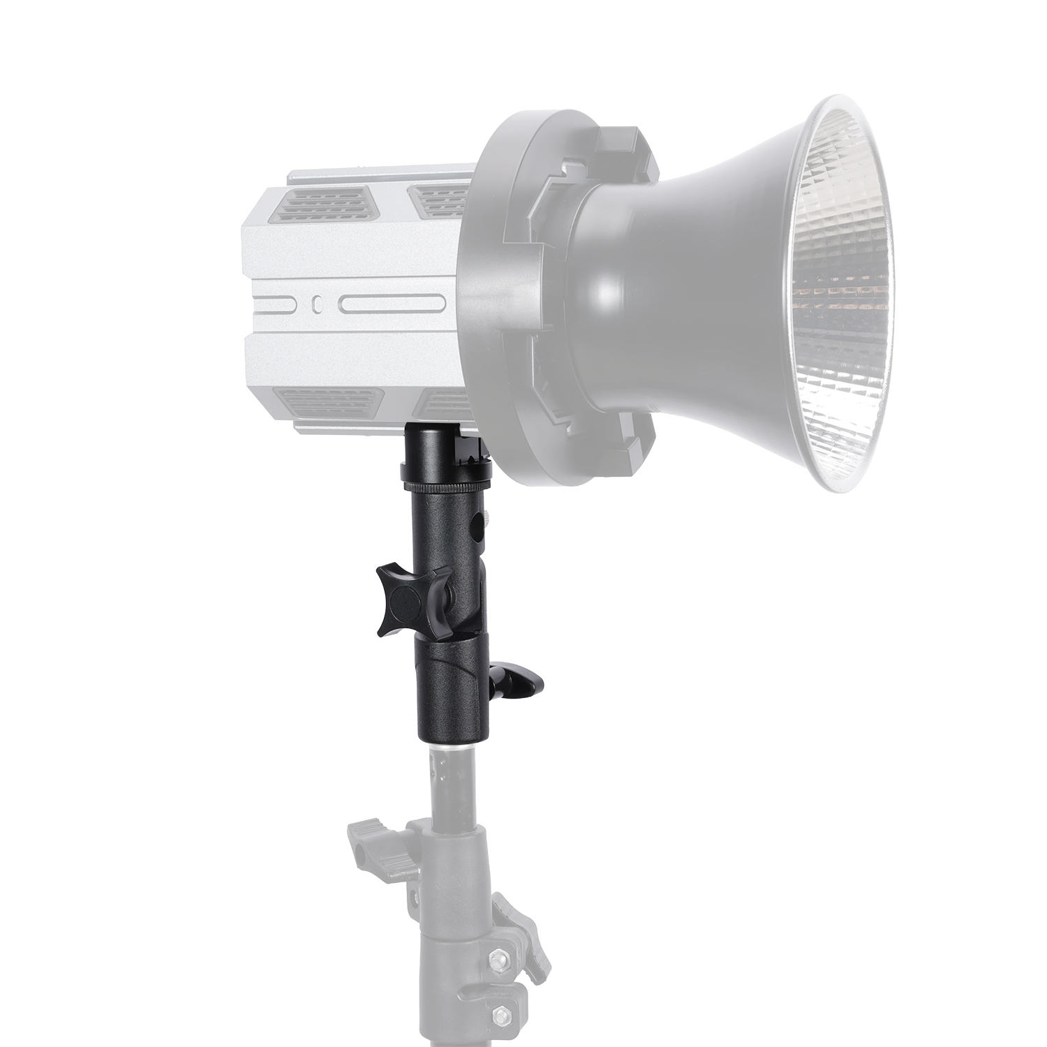 The Ultimate Light Stand Adapter with Quick-Release NATO Sliding Clamp