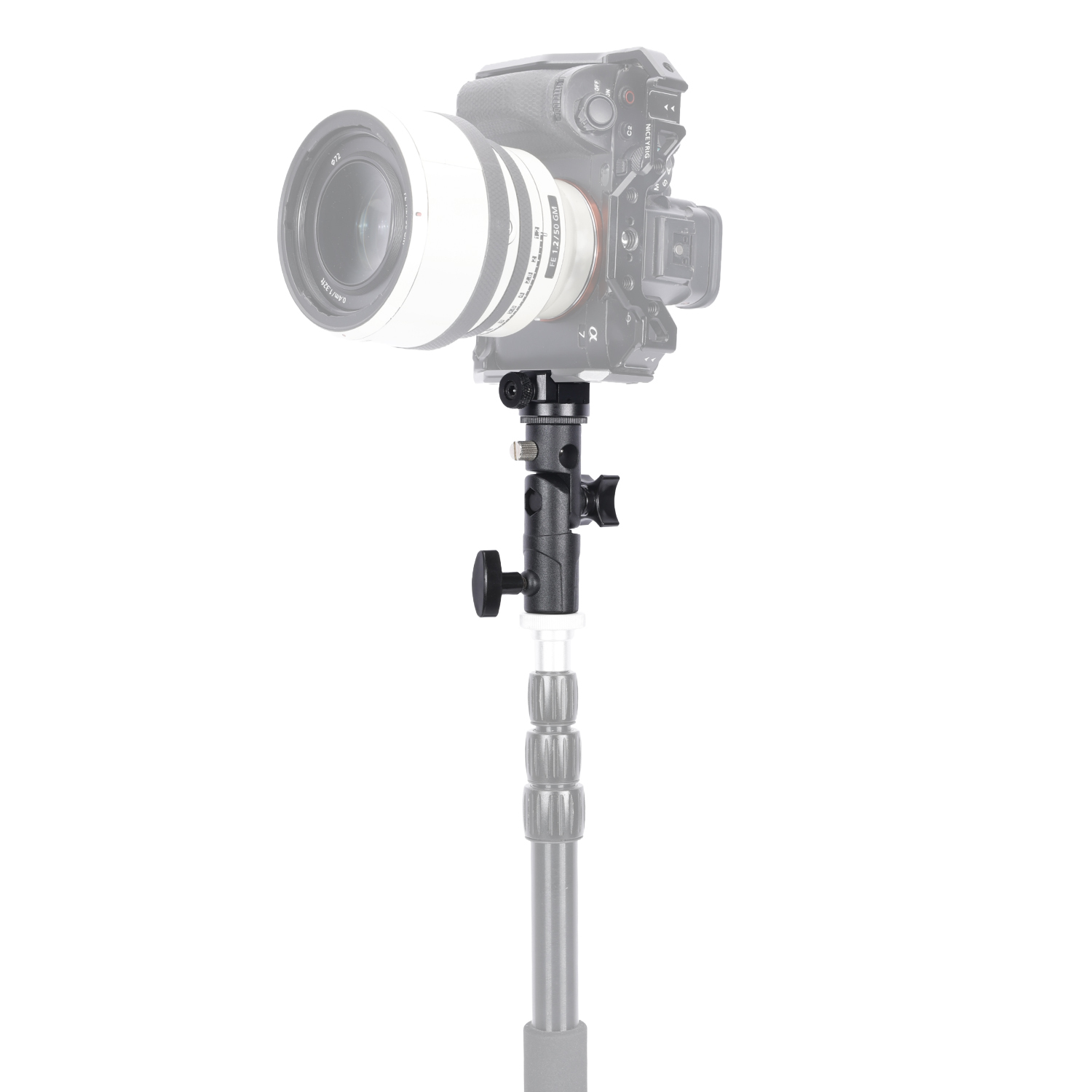 The Ultimate Light Stand Adapter with Quick-Release NATO Sliding Clamp