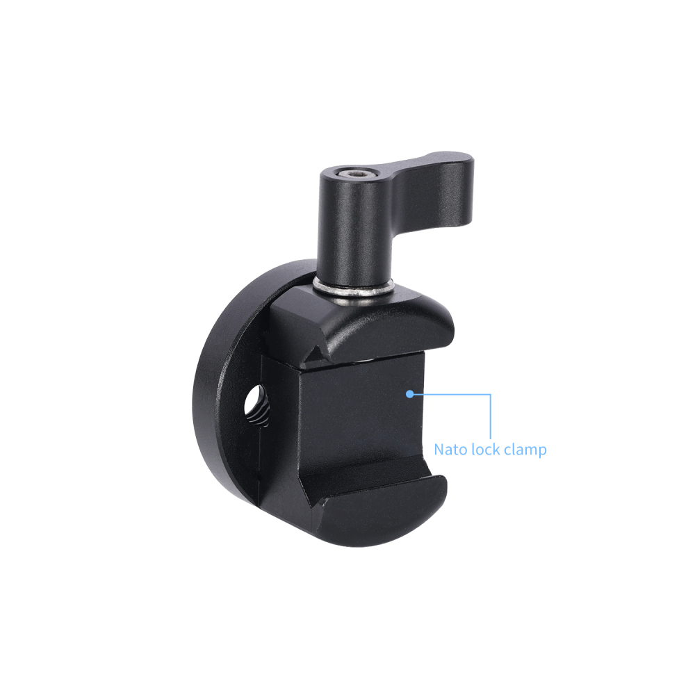 Niceyrig Nato Clamp with Multiple 1/4 Arri Locating Thread Holes
