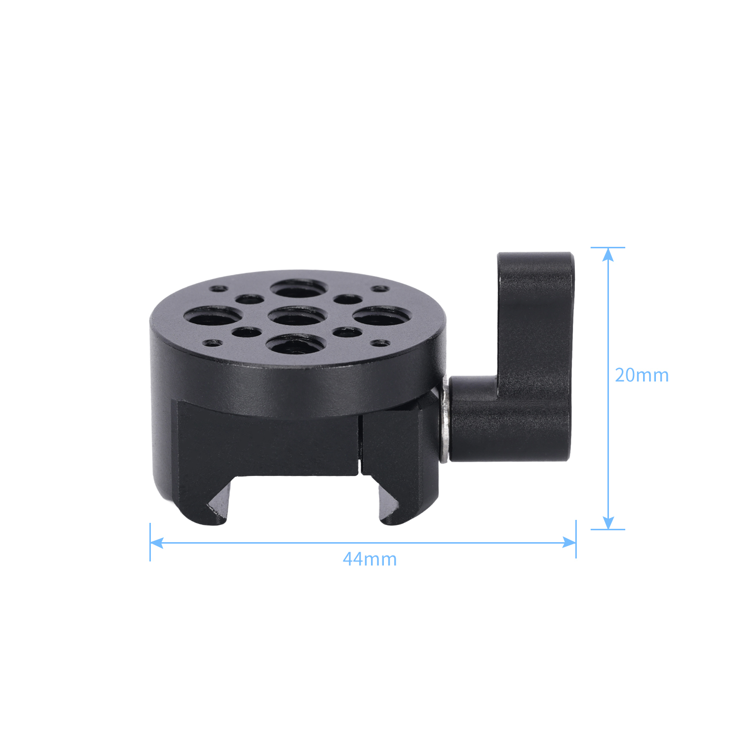 Niceyrig Nato Clamp with Multiple 1/4 Arri Locating Thread Holes
