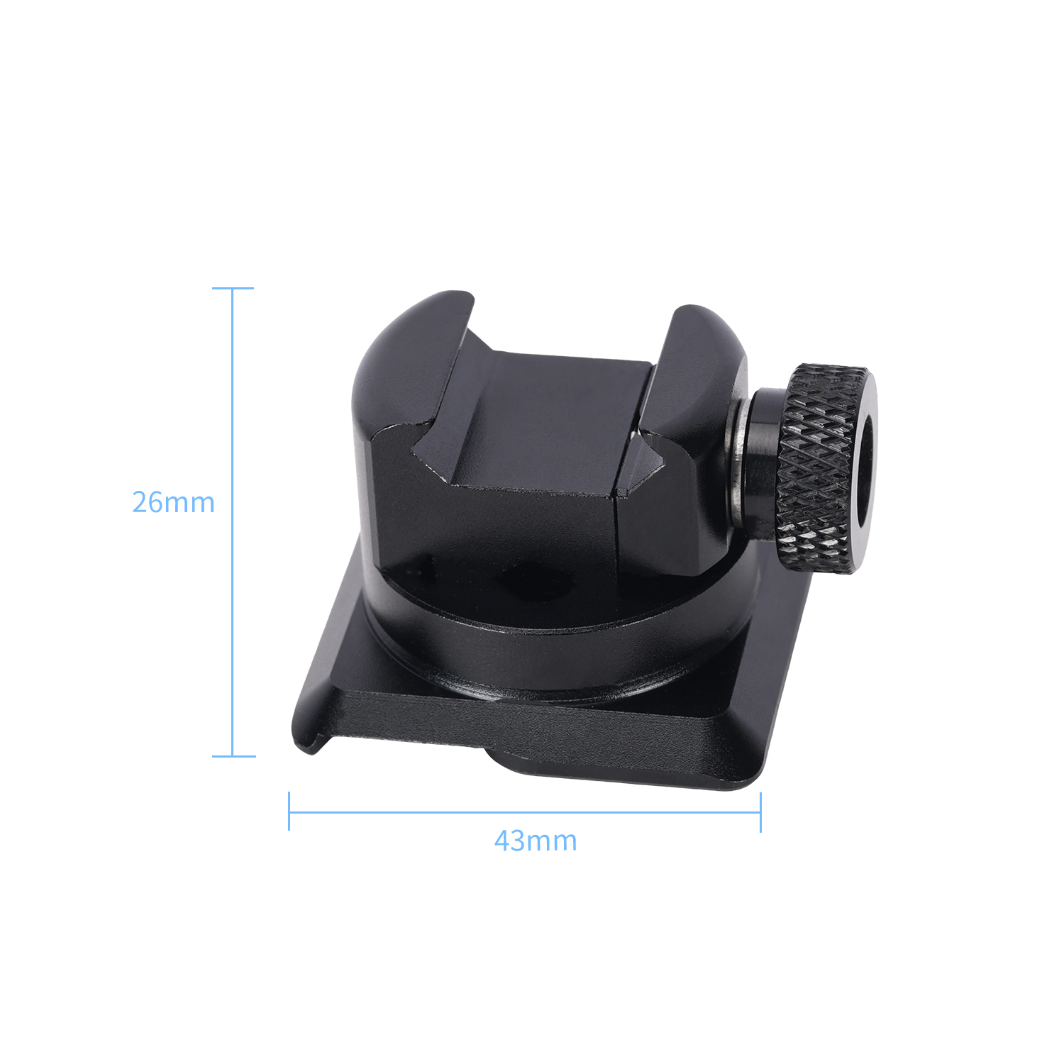 Niceyrig Nato Rail Clamp to Arca - Swiss Dovetail Plate for Portrait Mounting