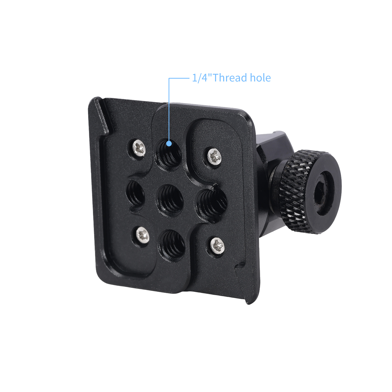 Niceyrig Nato Rail Clamp to Arca - Swiss Dovetail Plate for Portrait Mounting
