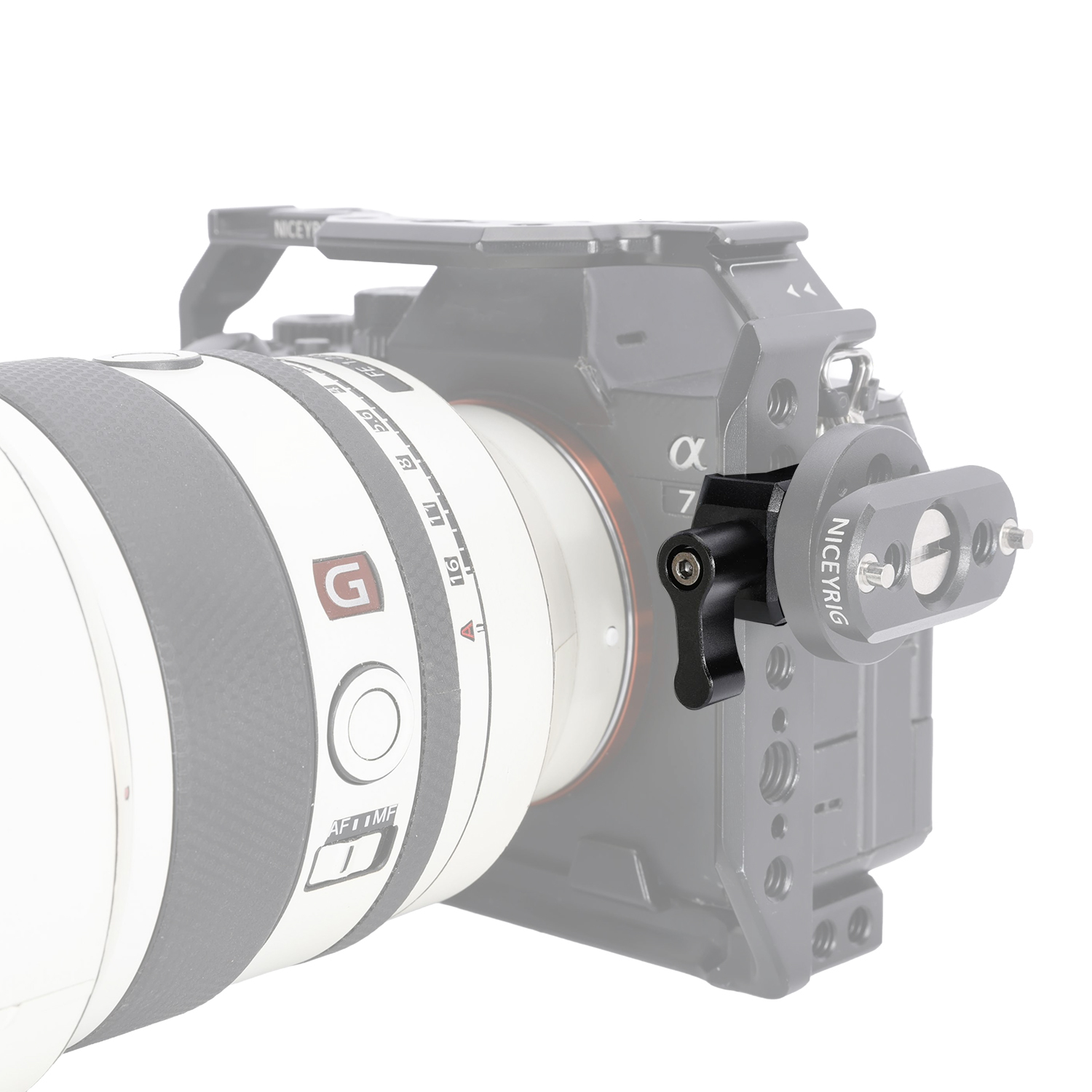 Niceyrig Nato Clamp with Multiple 1/4 Arri Locating Thread Holes