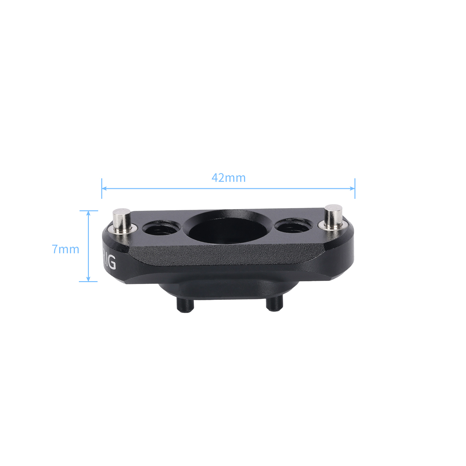 Niceyrig 42mm Nato Rail (Slider) with 1/4&3/8 Arri Locating Mounting Screw - Set of 2