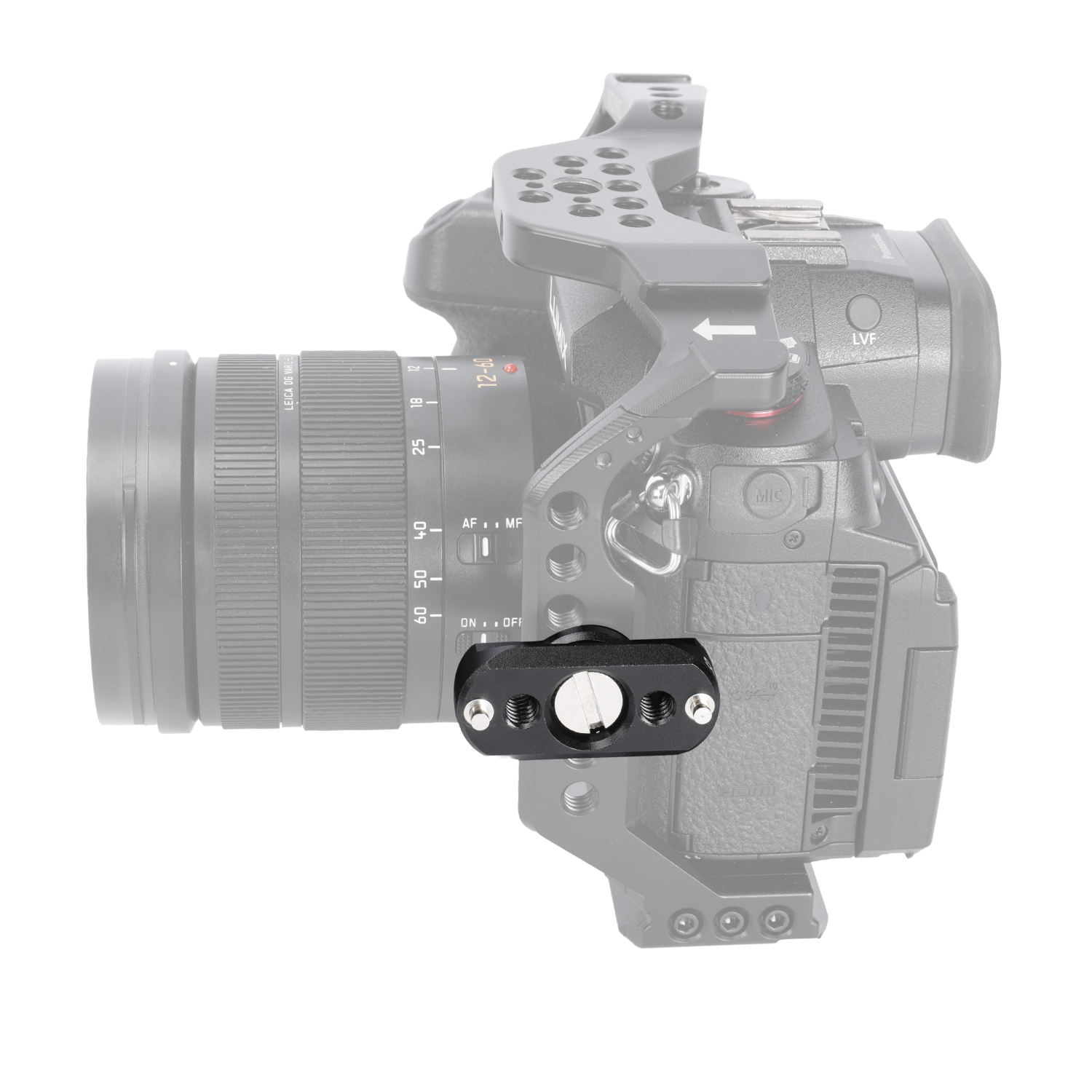 Niceyrig 42mm Nato Rail (Slider) with 1/4&3/8 Arri Locating Mounting Screw - Set of 2
