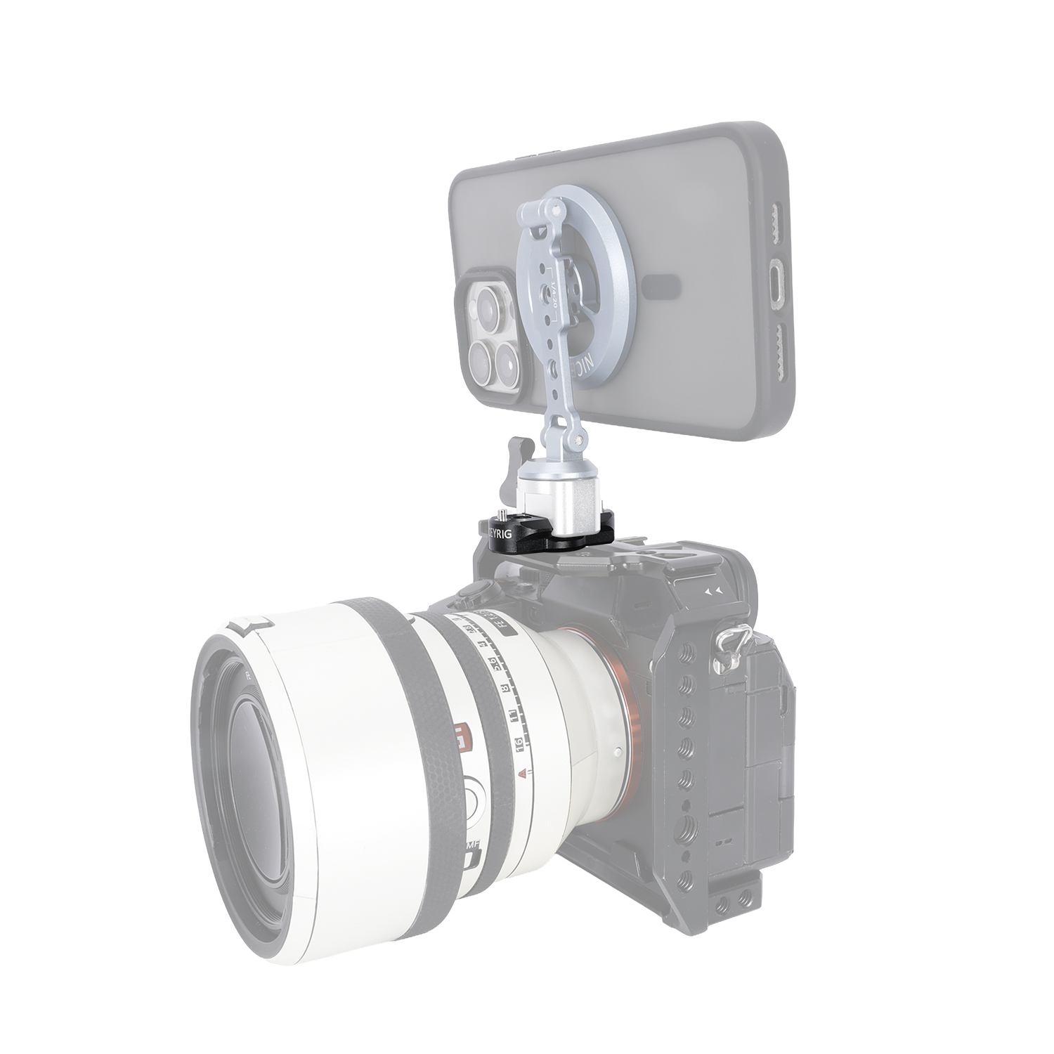 Niceyrig 42mm Nato Rail (Slider) with 1/4&3/8 Arri Locating Mounting Screw - Set of 2