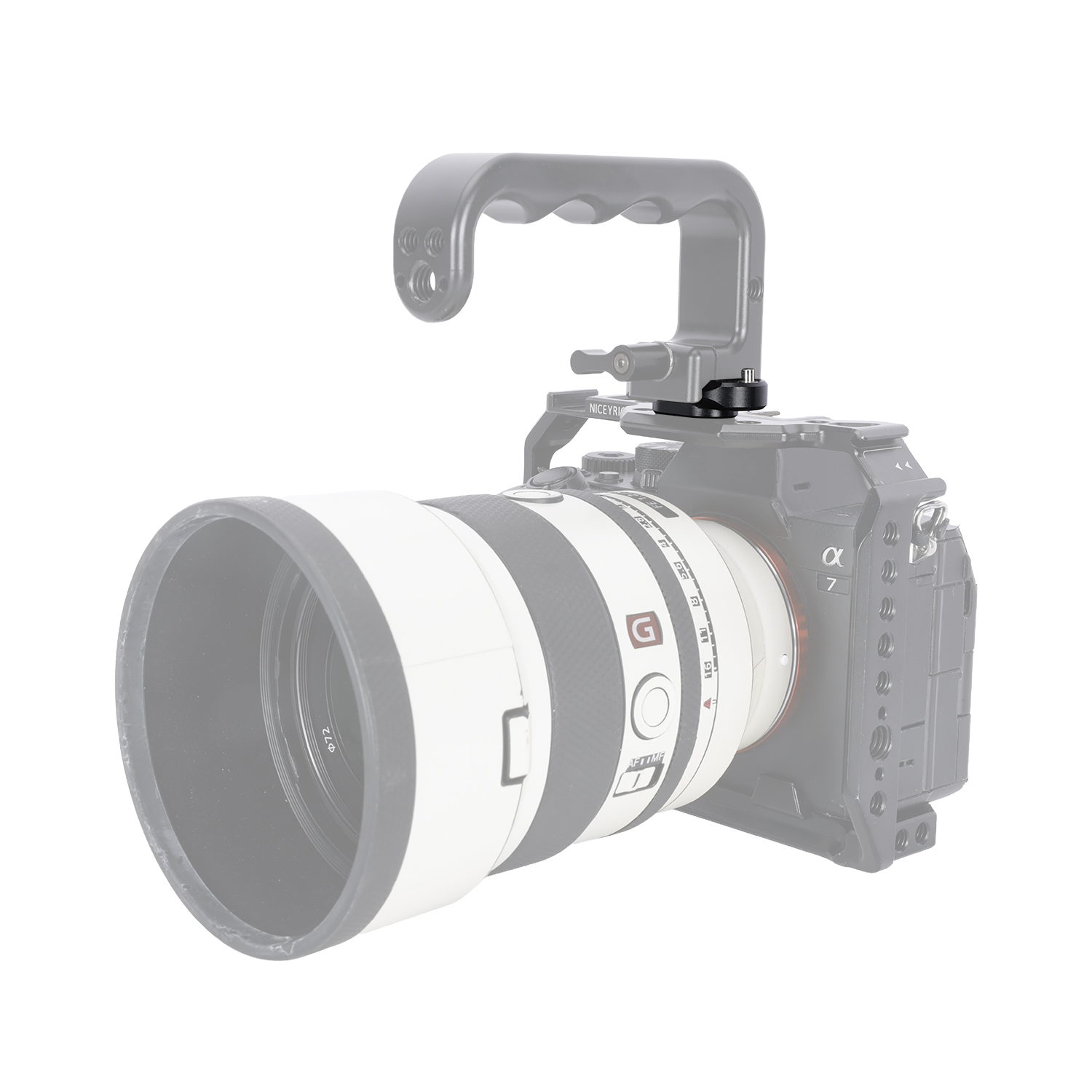 Niceyrig 42mm Nato Rail (Slider) with 1/4&3/8 Arri Locating Mounting Screw - Set of 2