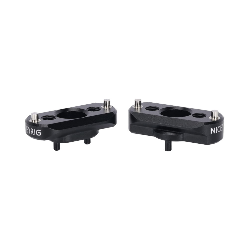 Niceyrig 42mm Nato Rail (Slider) with 1/4&3/8 Arri Locating Mounting Screw - Set of 2