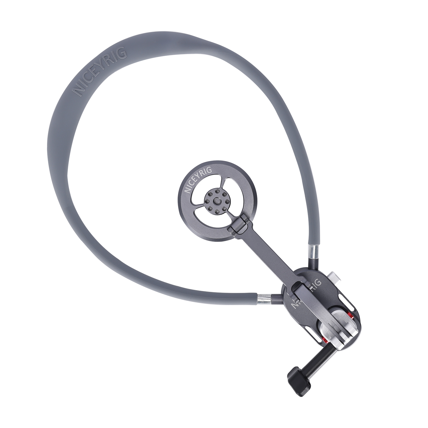 Niceyrig Magnetic Phone Neck Mount - Secure Hands-Free POV Holder with Adjustable Damping & Anti-Shake Strap for Vlogging, Live Streaming & Content Creation