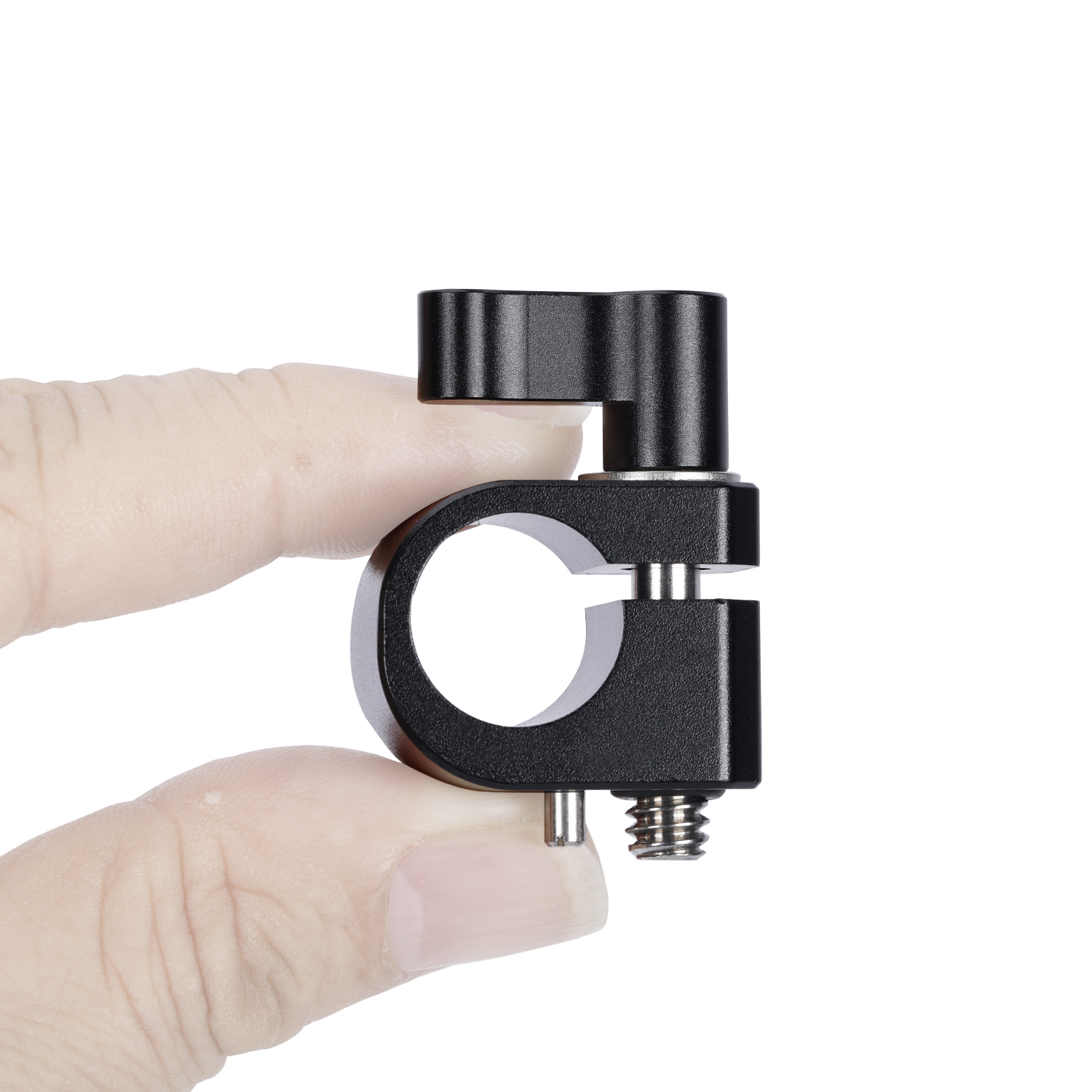 Niceyrig Single Rod Clamp with 1/4’’ Mounting Screw & Detachable Locating Pin
