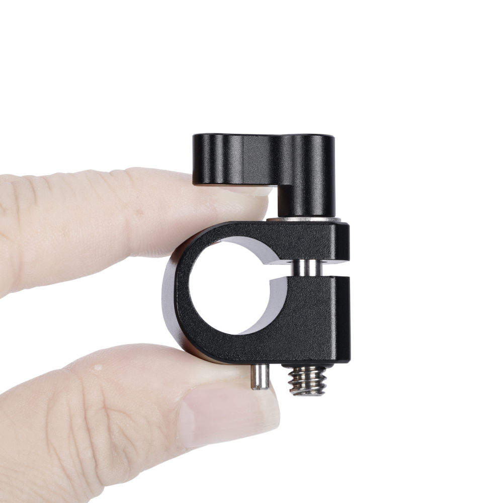 Niceyrig Single Rod Clamp with 1/4’’ Mounting Screw & Detachable Locating Pin