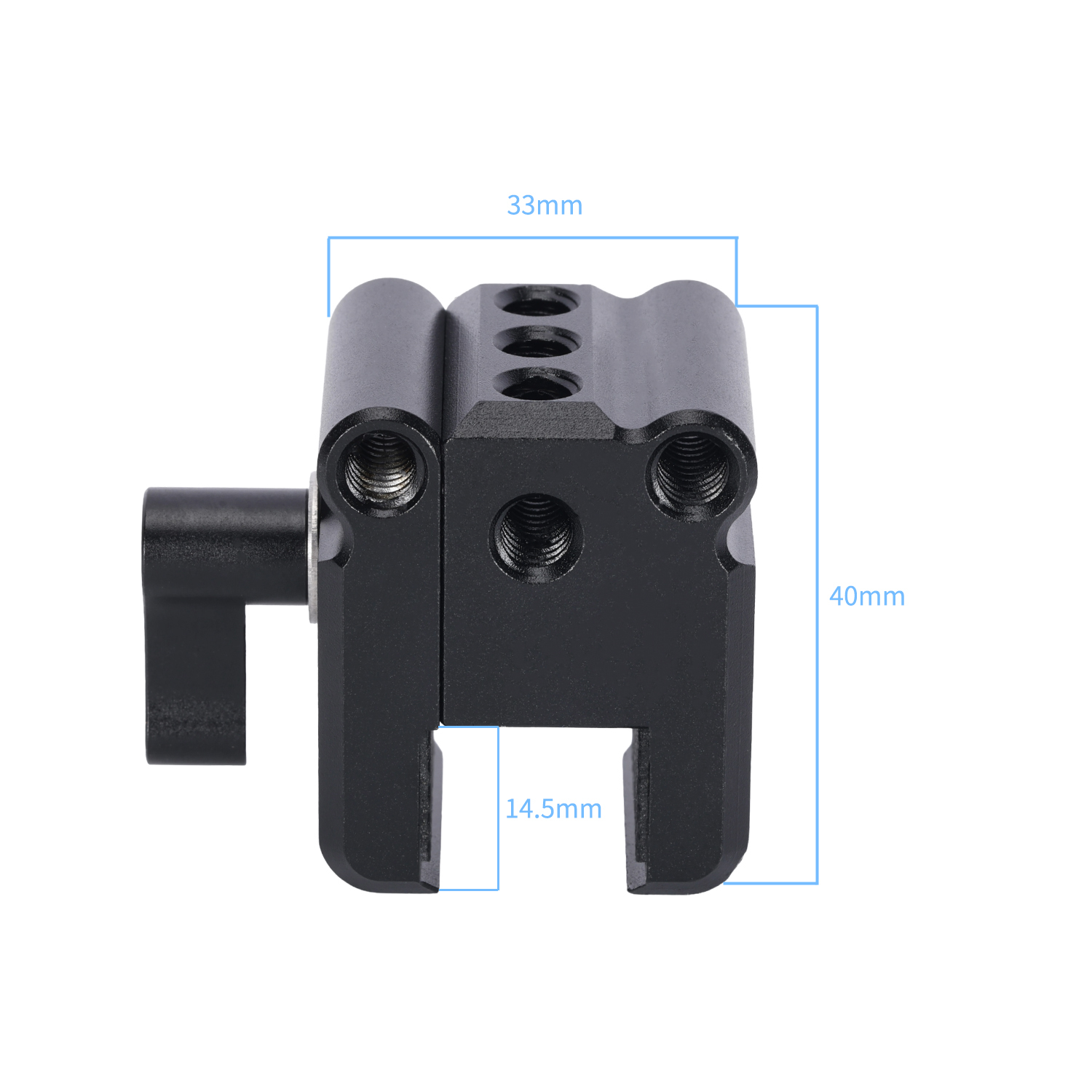 Niceyrig Camera Counterweight Mounting Clamp for DJI RS Mini Series/ DJI RoninS/ Zhiyun Weebill - (Open Range:16-29MM)