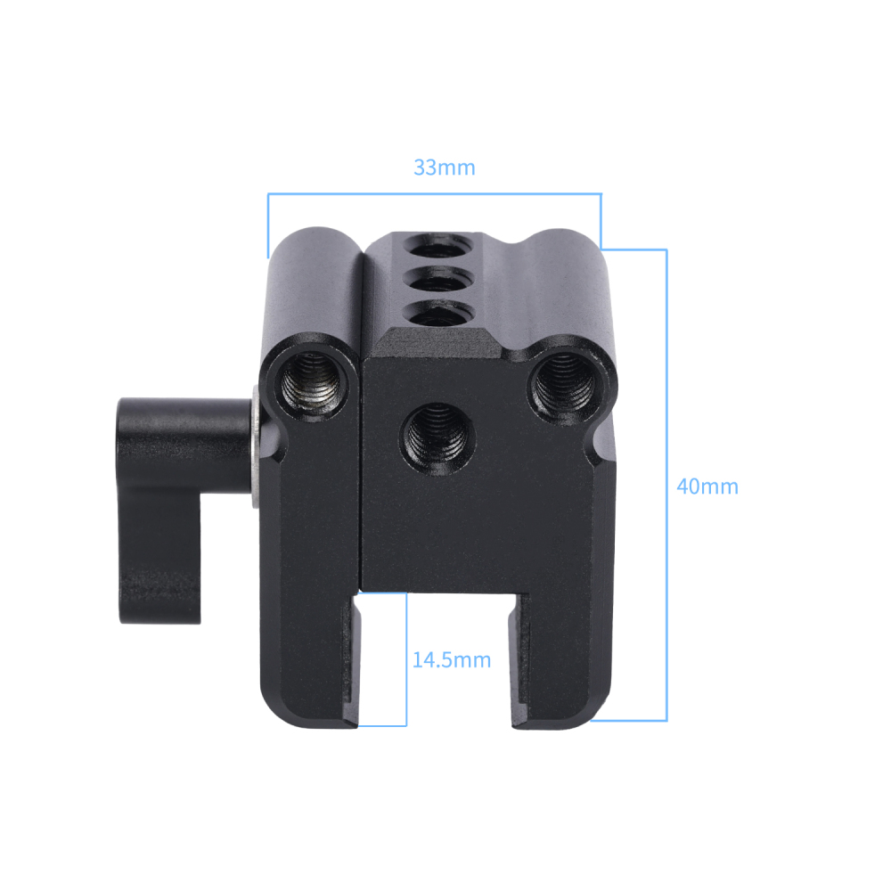 Niceyrig Camera Counterweight Mounting Clamp for DJI RS Mini Series/ DJI RoninS/ Zhiyun Weebill - (Open Range:16-29MM)