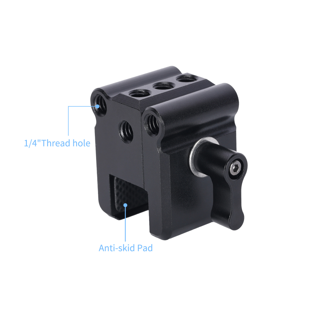 Niceyrig Camera Counterweight Mounting Clamp for DJI RS Mini Series/ DJI RoninS/ Zhiyun Weebill - (Open Range:16-29MM)