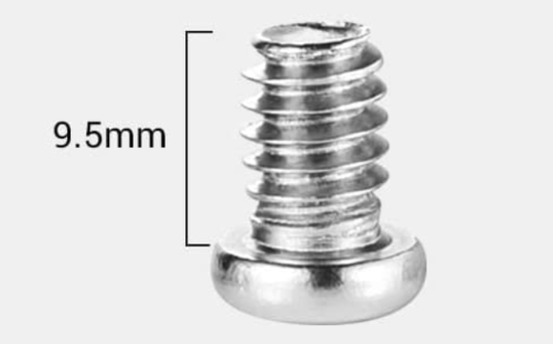 1/4''-20 scews-9.5mm