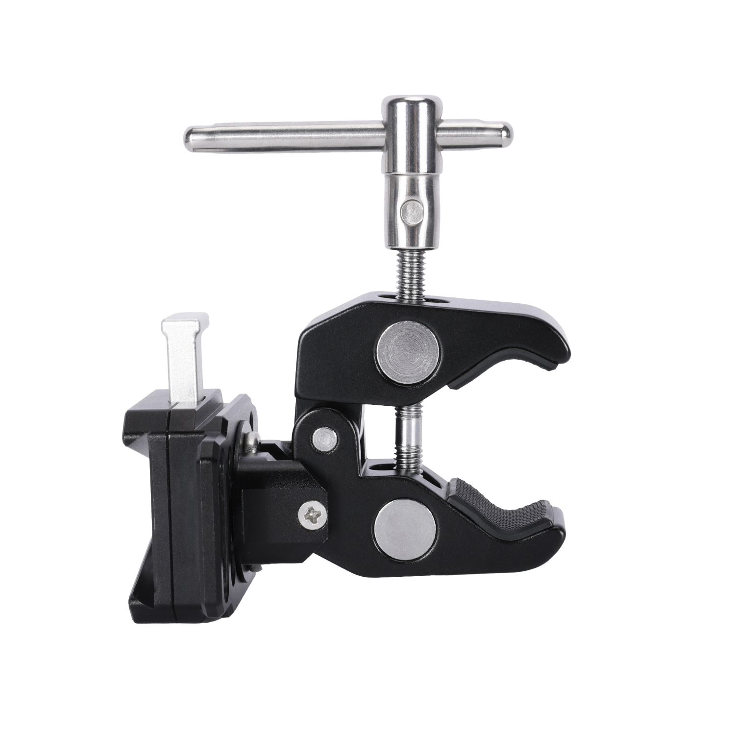 Niceyrig Super Clamp with V-Lock Mount Quick Release Adaptor for DSLR Camera Battery - Max Clamp Opening 55mm