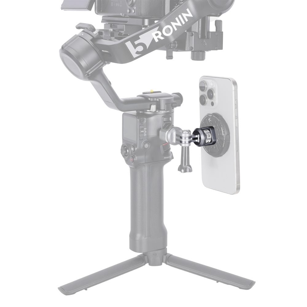 Niceyrig Action Camera Mount to 1/4"-20 Screw Adapter Tripod Mount with Damped 360°Rotation for GoPro Hero Series DJI Osmo Action Insta 360 Ace Pro X3 X4 Yi 4K AKASO Action Cameras