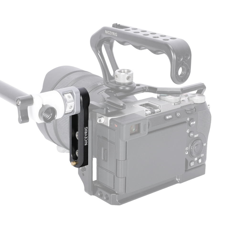 Niceyrig Safety Nato Rail with Arri Locating Mounting Point (1/4&3/8)  - Weight Capacity: 2KG