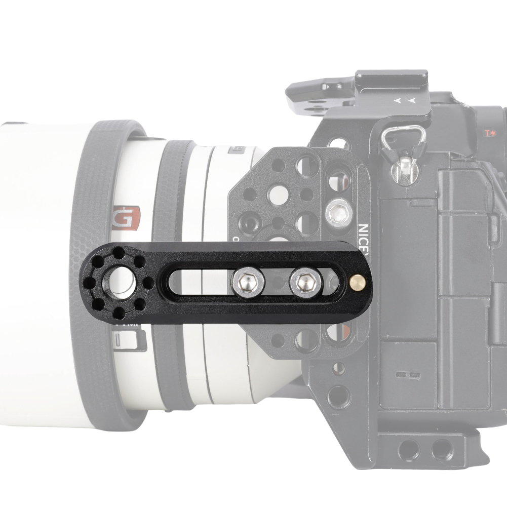 Niceyrig Safety Nato Rail with Arri Locating Mounting Point (1/4&3/8)  - Weight Capacity: 2KG