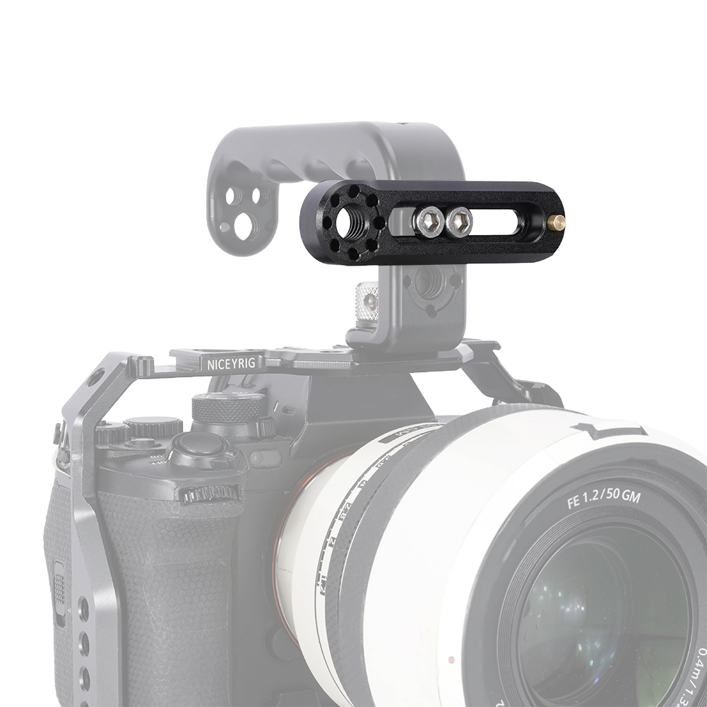 Niceyrig Safety Nato Rail with Arri Locating Mounting Point (1/4&3/8)  - Weight Capacity: 2KG