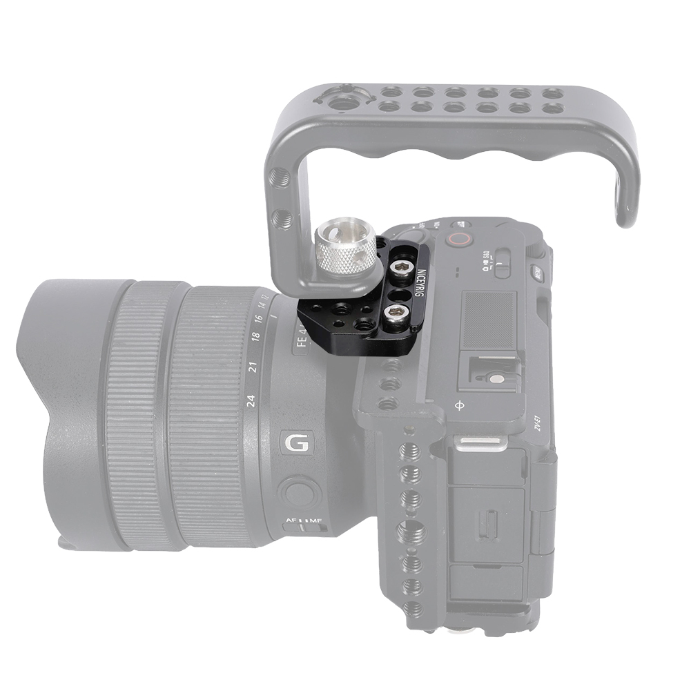 Niceyrig Mini Plate Multi-Function Extension Adapter with Arca-Swiss Dovetail & 3/8 Arri Locating Hole