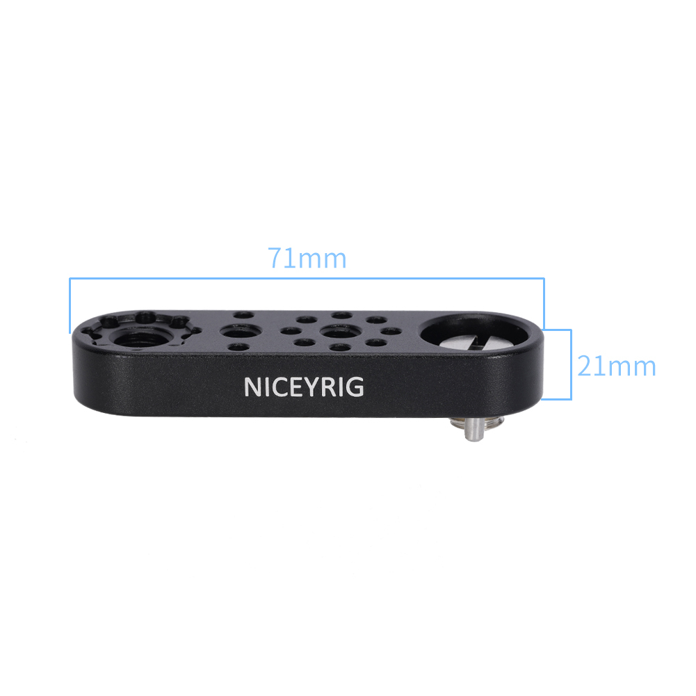 Niceyrig Arri Locating Mounting Adaptor Comes with 1/4 and 3/8 Locating Hole