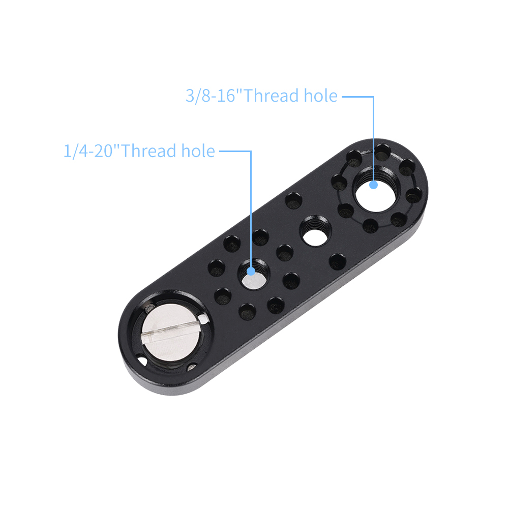 Niceyrig Arri Locating Mounting Adaptor Comes with 1/4 and 3/8 Locating Hole