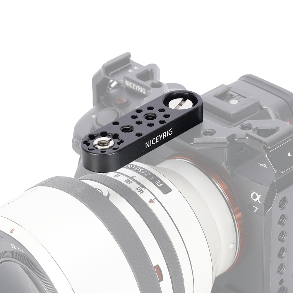 Niceyrig Arri Locating Mounting Adaptor Comes with 1/4 and 3/8 Locating Hole