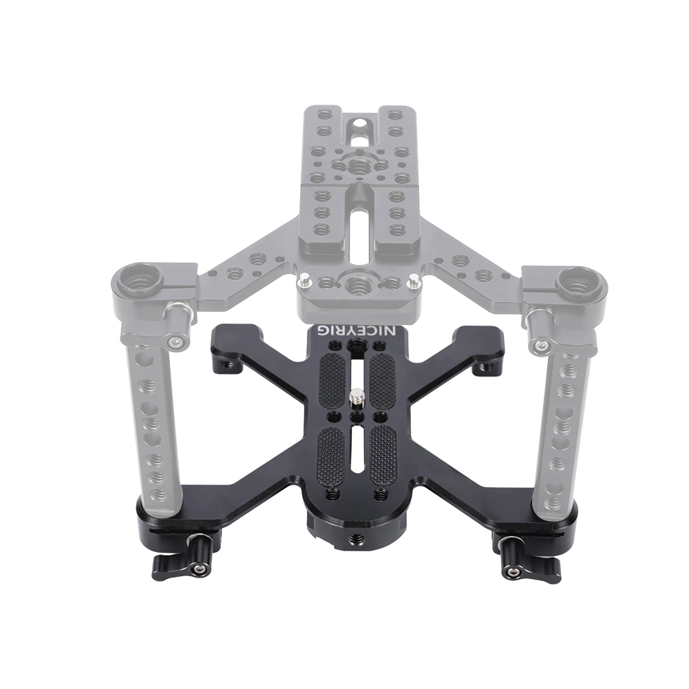 Niceyrig Universal Camera Cage Kit with Quadruped Arca Base Plate for Sony/Nikon/Canon DSLR Cameras