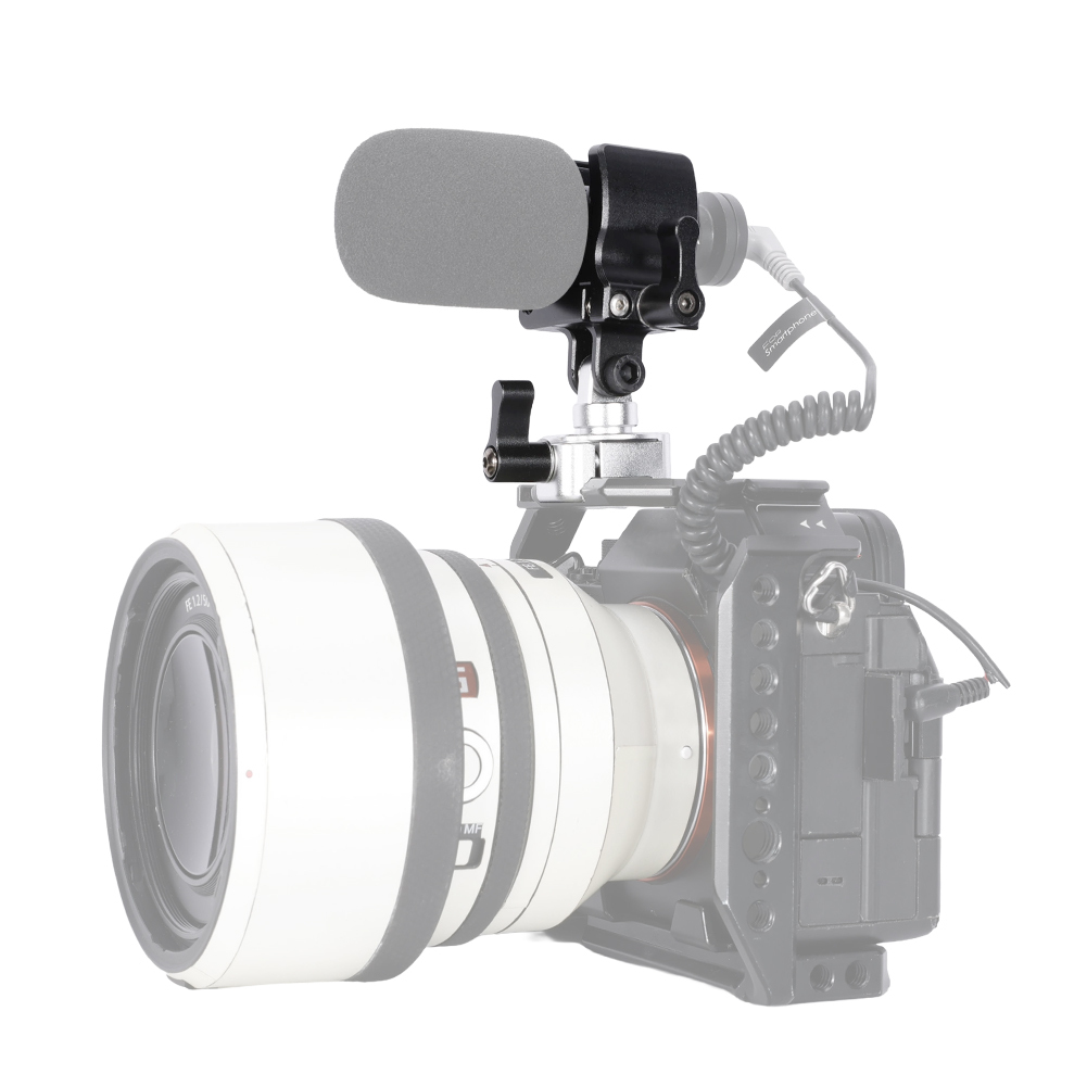 Niceyrig Microphone NATO Clamp Mount 18-30mm Adjustable Clamping Quick Mount for Camera Cage & Top Handle