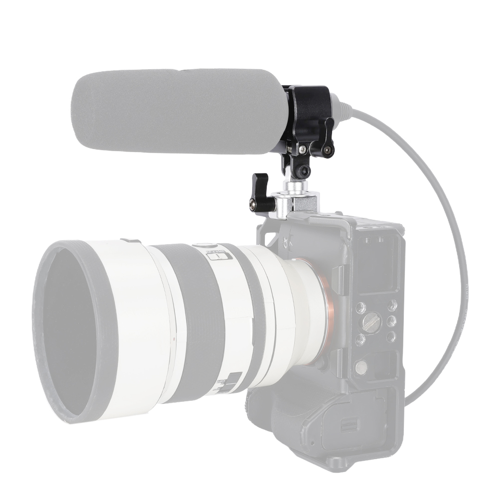 Niceyrig Microphone NATO Clamp Mount 18-30mm Adjustable Clamping Quick Mount for Camera Cage & Top Handle