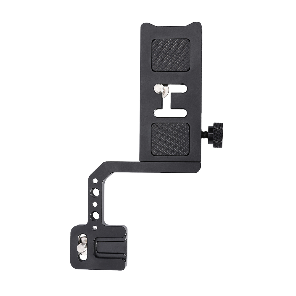 Niceyrig Compact Arca Tripod Mount Plate with Cold Shoe Mount for Flashlights,Trigger, Wireless Transmitters, Smartphone, Monitors Mounting