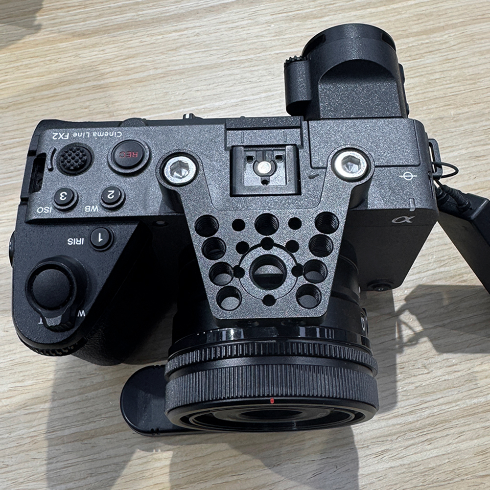 Niceyrig Top Plate for Sony FX5/FX2/FX3/FX30 Cinema Camera with Arri Locating Holes&Mutiple 1/4 Thread Holes
