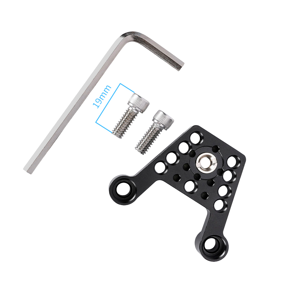 Niceyrig Top Plate for Sony FX5/FX2/FX3/FX30 Cinema Camera with Arri Locating Holes&Mutiple 1/4 Thread Holes