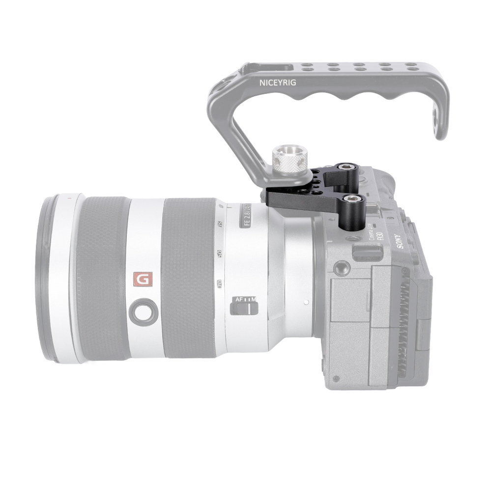 Niceyrig Top Plate for Sony FX5/FX2/FX3/FX30 Cinema Camera with Arri Locating Holes&Mutiple 1/4 Thread Holes