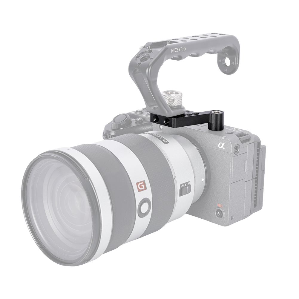 Niceyrig Top Plate for Sony FX5/FX2/FX3/FX30 Cinema Camera with Arri Locating Holes&Mutiple 1/4 Thread Holes