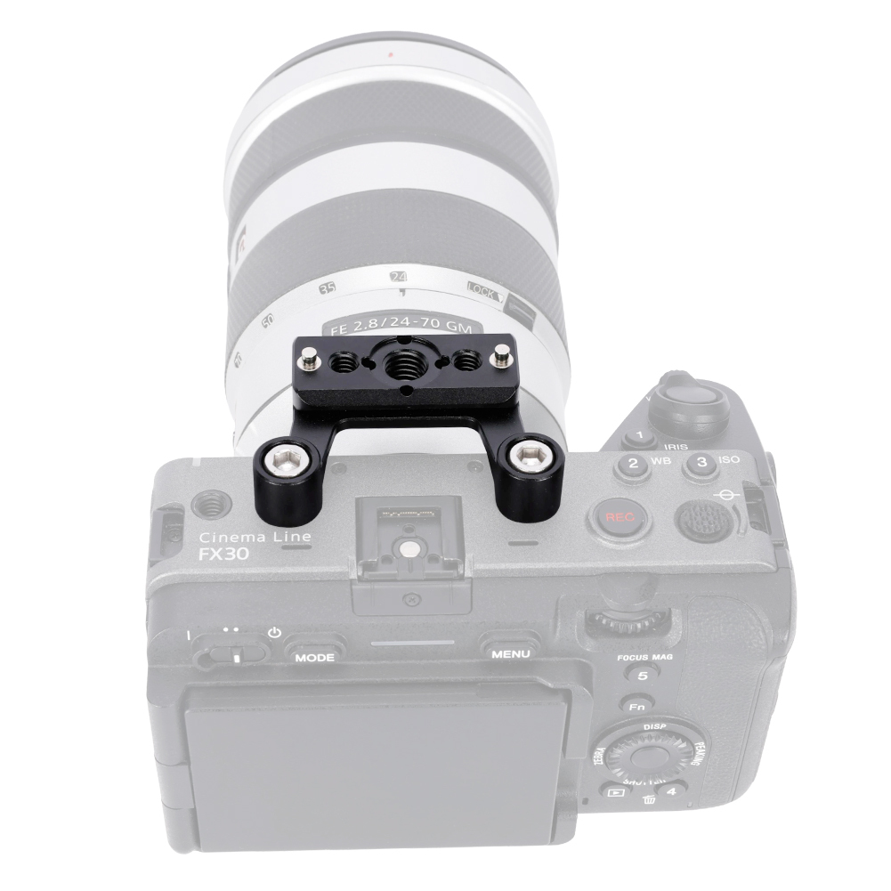 Niceyrig Nato Rail Top Plate for Sony FX5/FX2/FX3/FX30 Cinema Camera