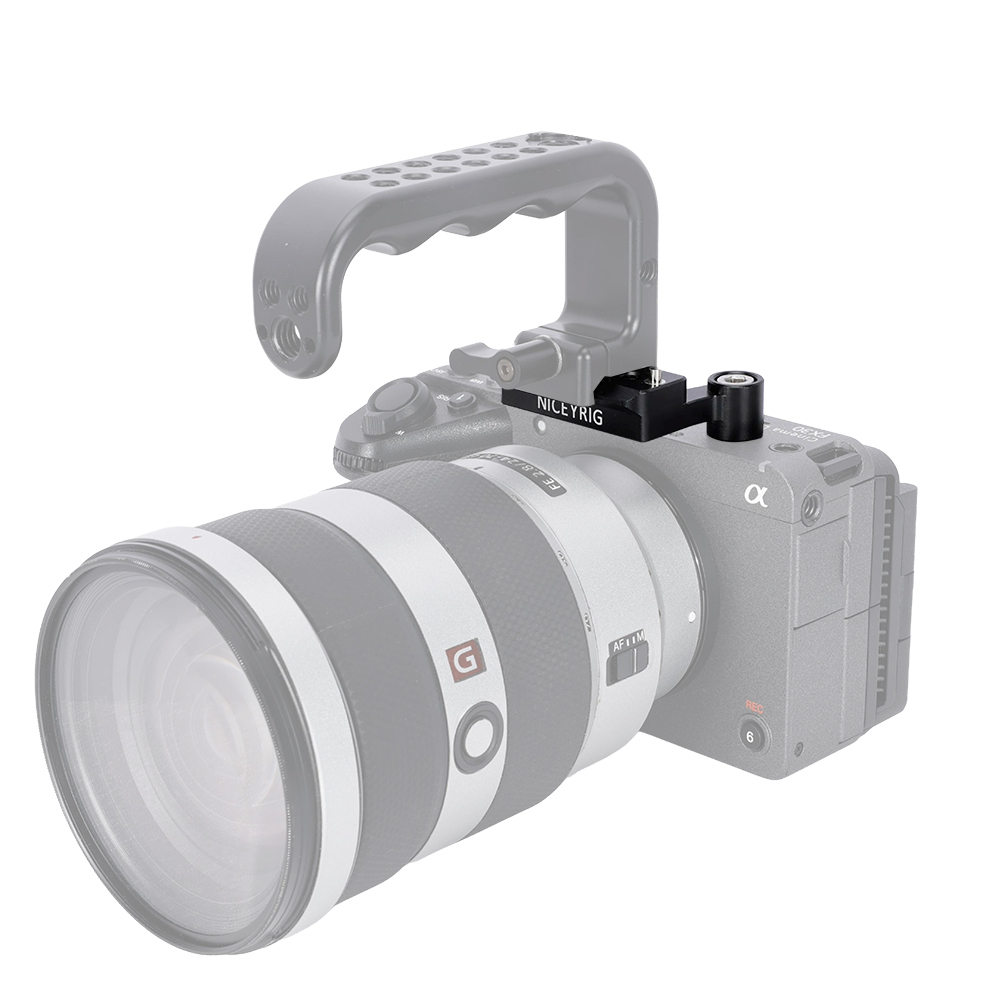 Niceyrig Nato Rail Top Plate for Sony FX5/FX2/FX3/FX30 Cinema Camera