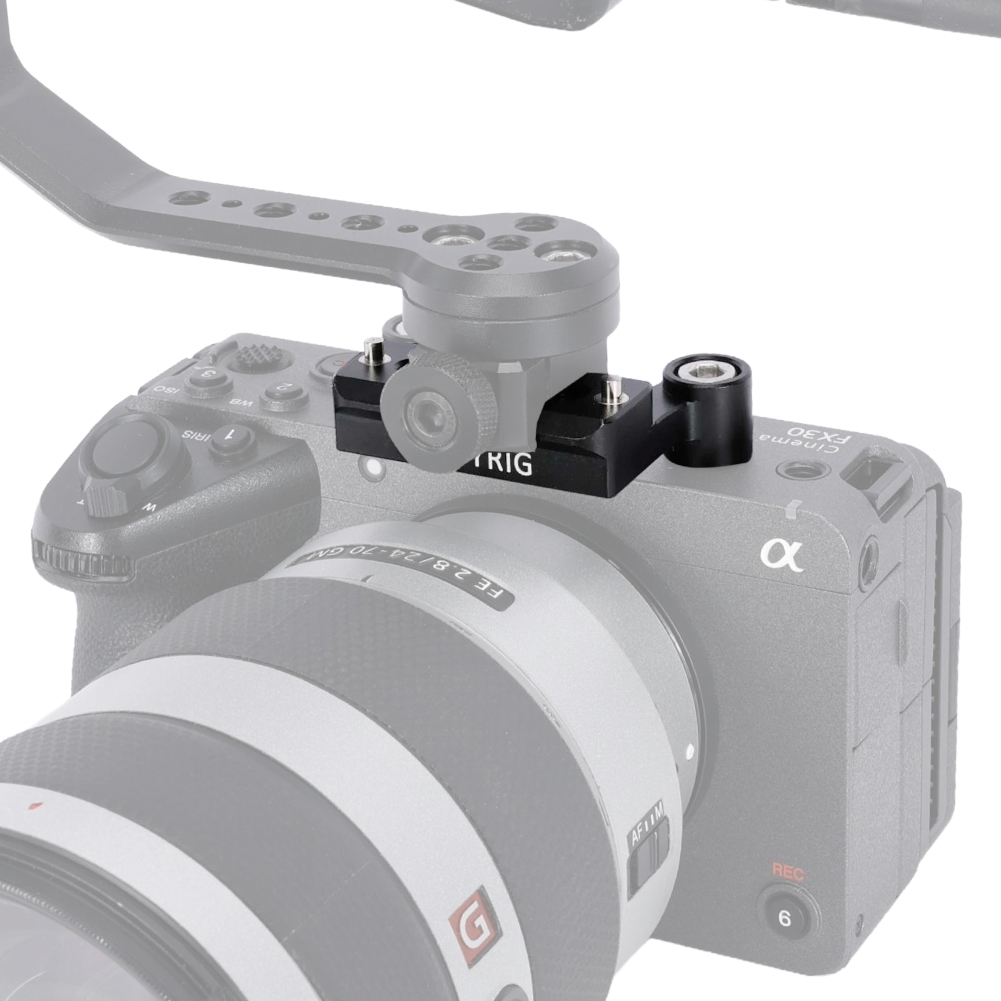 Niceyrig Nato Rail Top Plate for Sony FX5/FX2/FX3/FX30 Cinema Camera