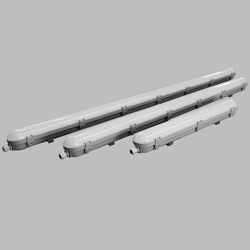 Usine de luminaires linéaires à LED étanches à la vapeur de 20 W et 2 pieds