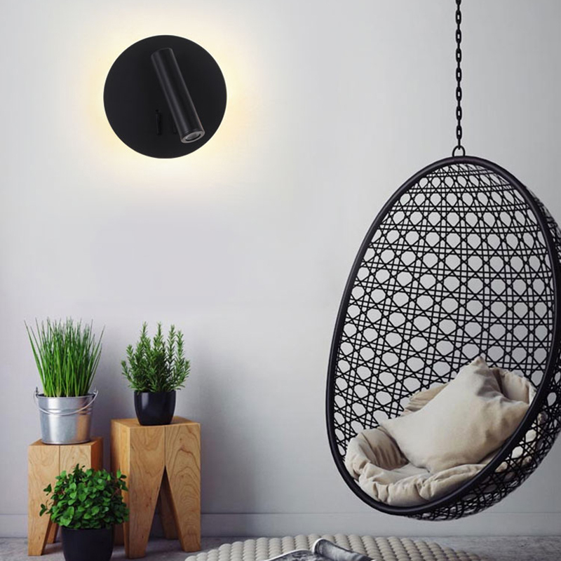 Appliques murales LED 6W+3W pour salon avec driver Eaglerise et LED CREE XPE
